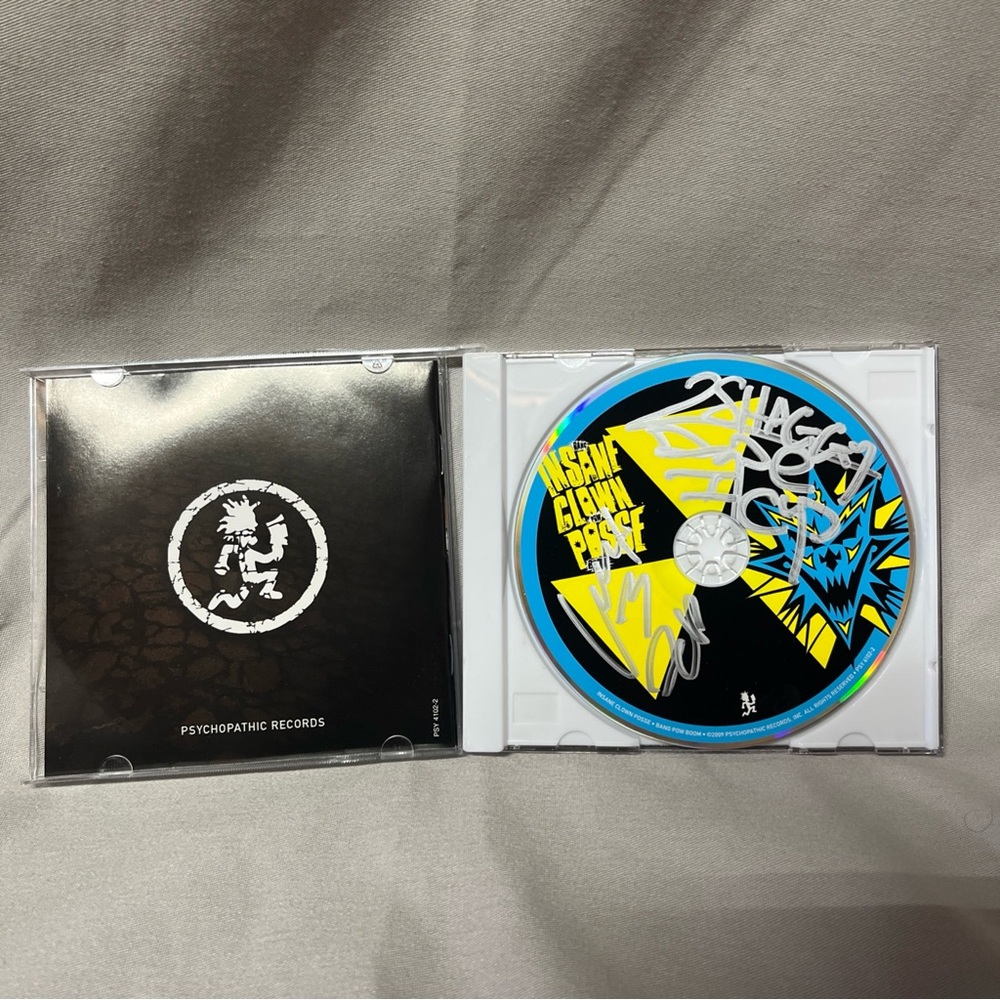 Insane Clown Posse - SIGNED! Bang Pow Boom BLUE CD ICP 2009 psychopathic record